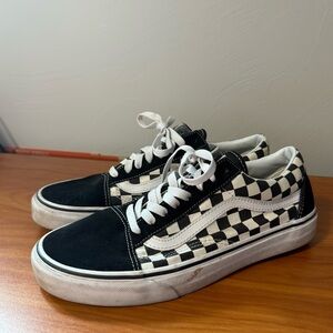Vans Black and White Checkered Sneakers